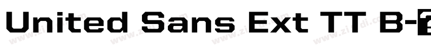 United Sans Ext TT B字体转换